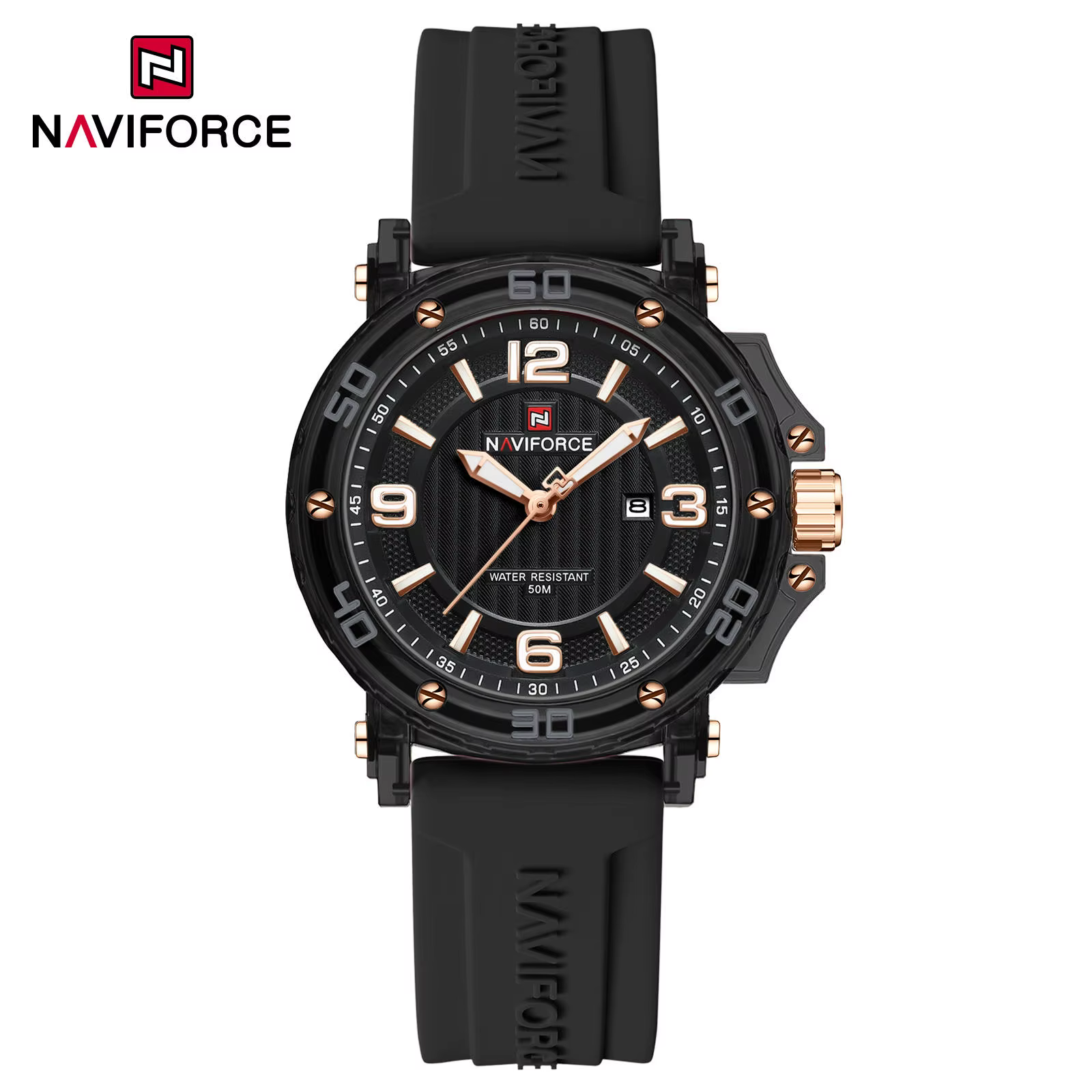 ساعت مچی زنانه ناوی‌فورس مدل Naviforce 7125 - مشکی