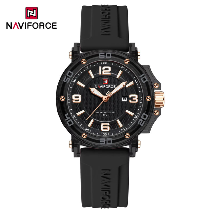 ساعت مچی زنانه ناویفورس مدل Naviforce 7125 - مشکی