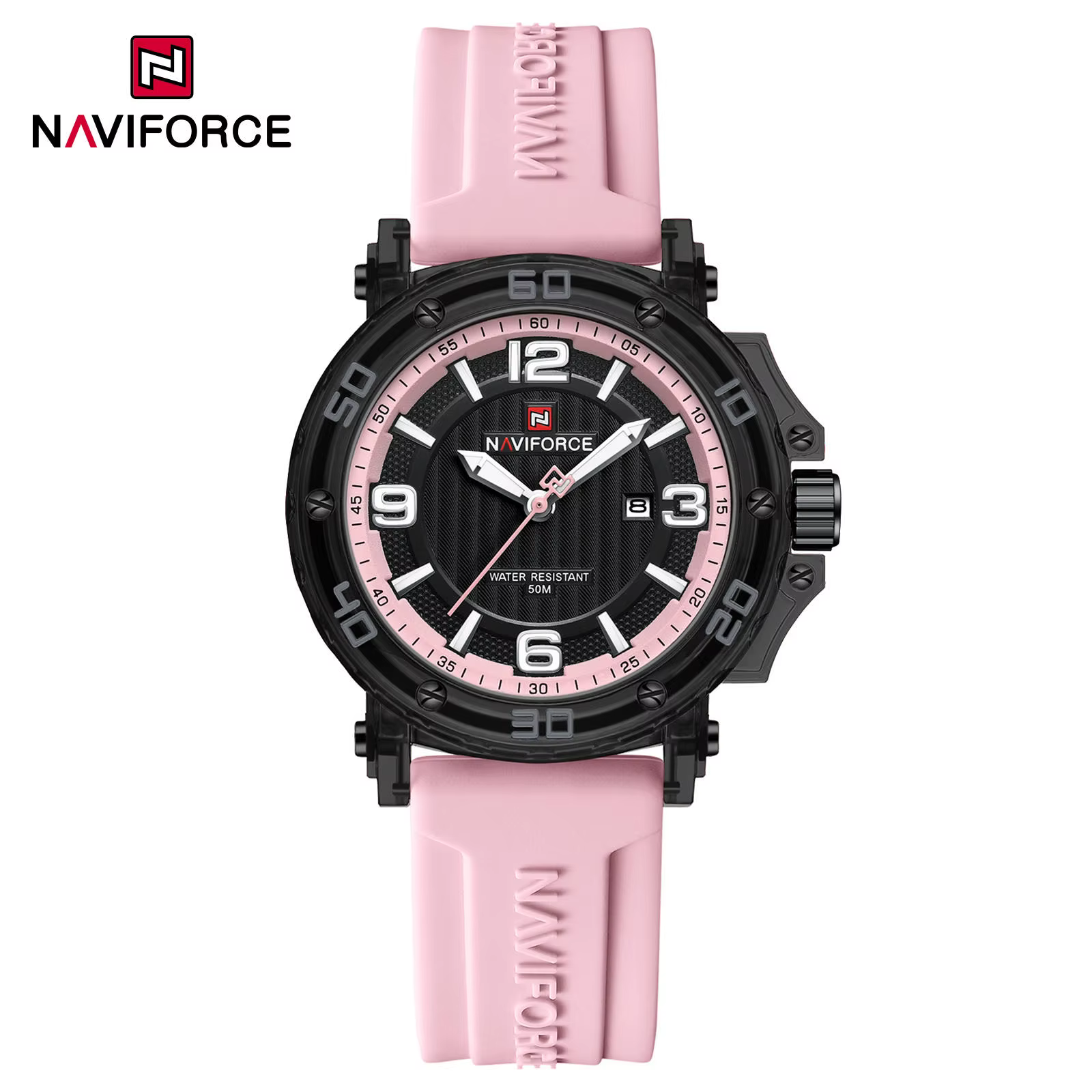 ساعت مچی زنانه ناوی‌فورس مدل Naviforce 7125 - بنفش