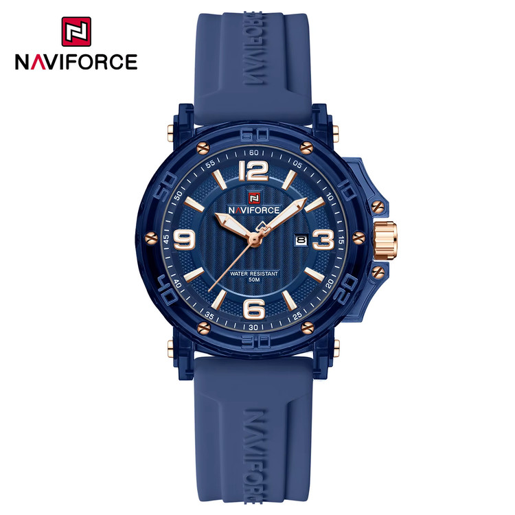 ساعت مچی زنانه ناویفورس مدل Naviforce 7125 - آبی