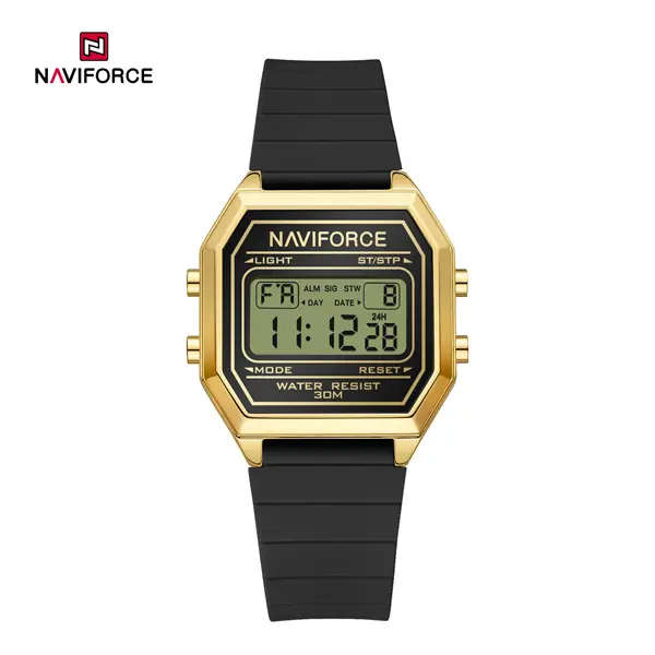 ساعت مچی زنانه نیوی فورس مدل NAVIFORCE 5063 - طلایی مشکی