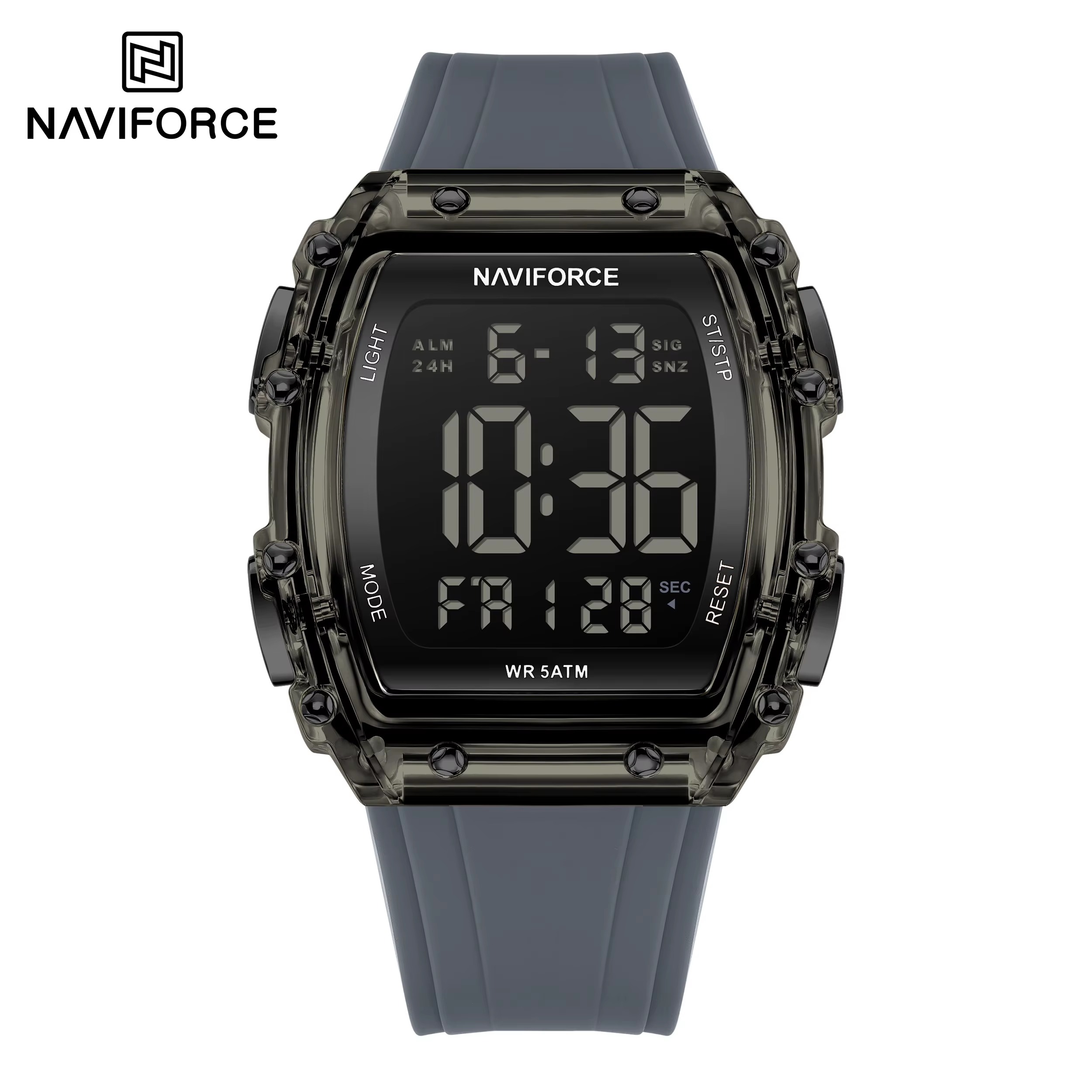 ساعت مچی مردانه نیوی فورس مدل NAVIFORCE 6107 - مشکی خاکستری