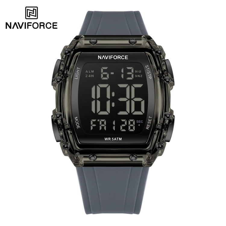 ساعت مچی مردانه نیوی فورس مدل NAVIFORCE 6107 - مشکی خاکستری