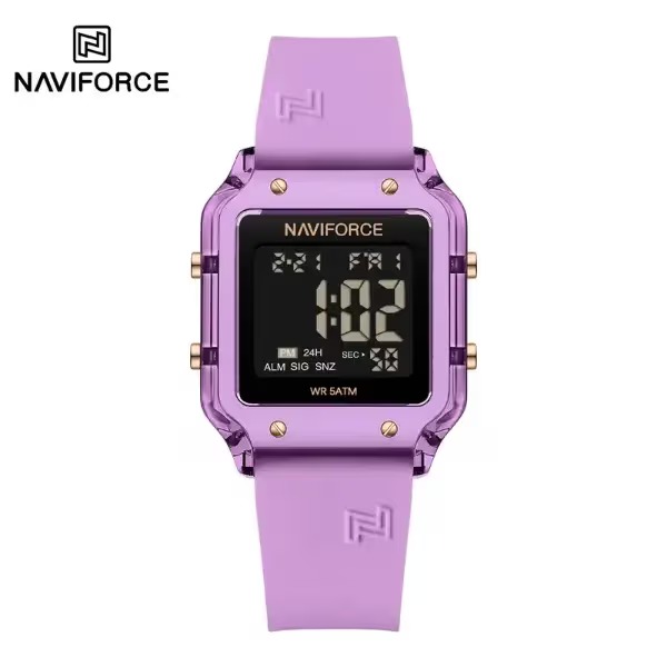 ساعت مچی زنانه نیوی فورس مدل NAVIFORCE 6105 - بنفش