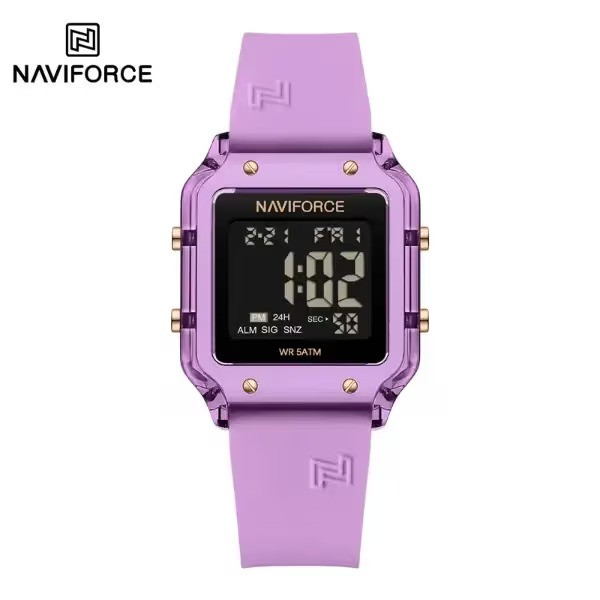 ساعت مچی زنانه نیوی فورس مدل NAVIFORCE 6105 - بنفش