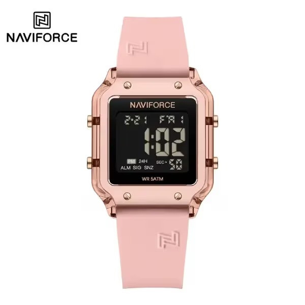 ساعت مچی زنانه نیوی فورس مدل NAVIFORCE 6105 - صورتی