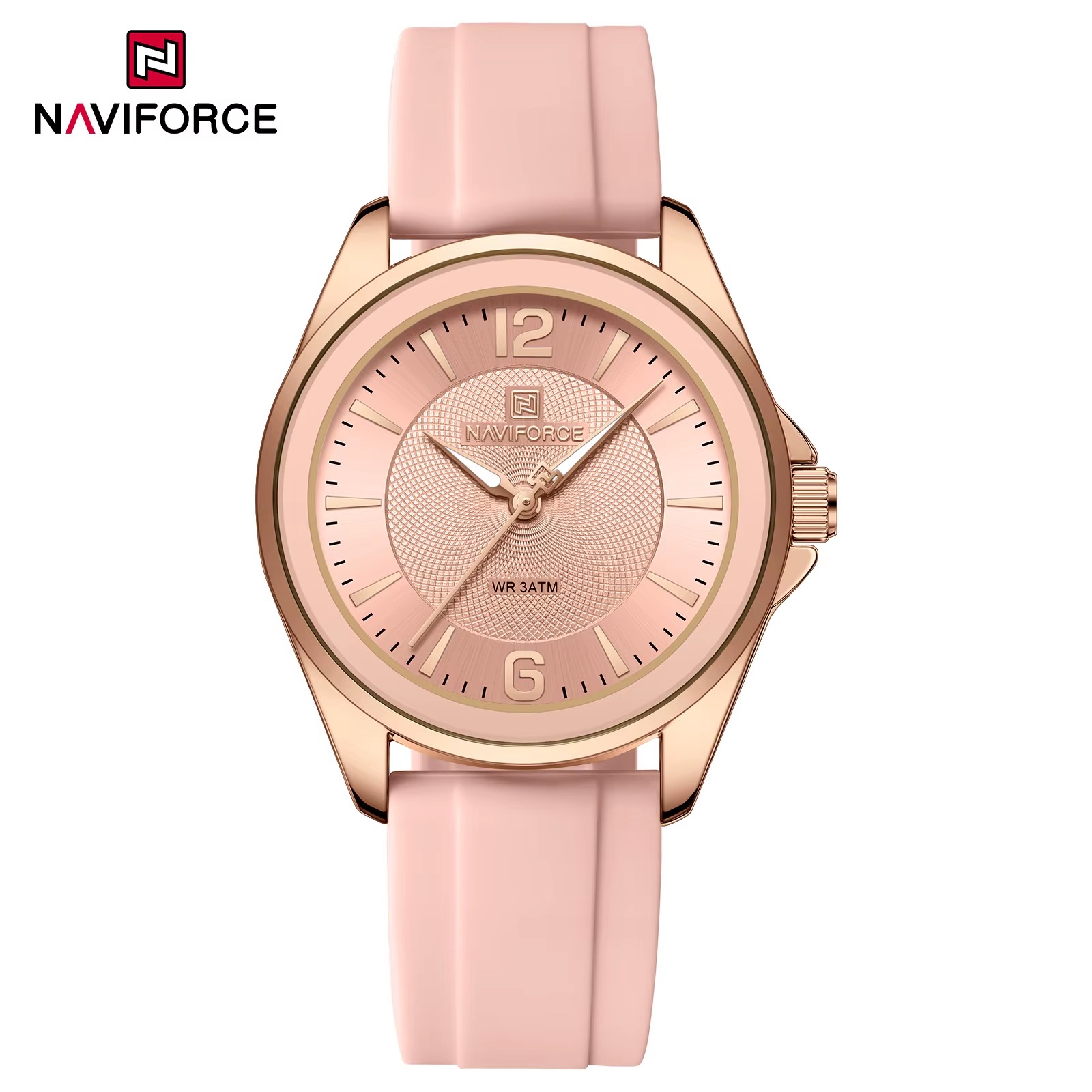 ساعت مچی زنانه نیوی فورس مدل NAVIFORCE 5068 - صورتی