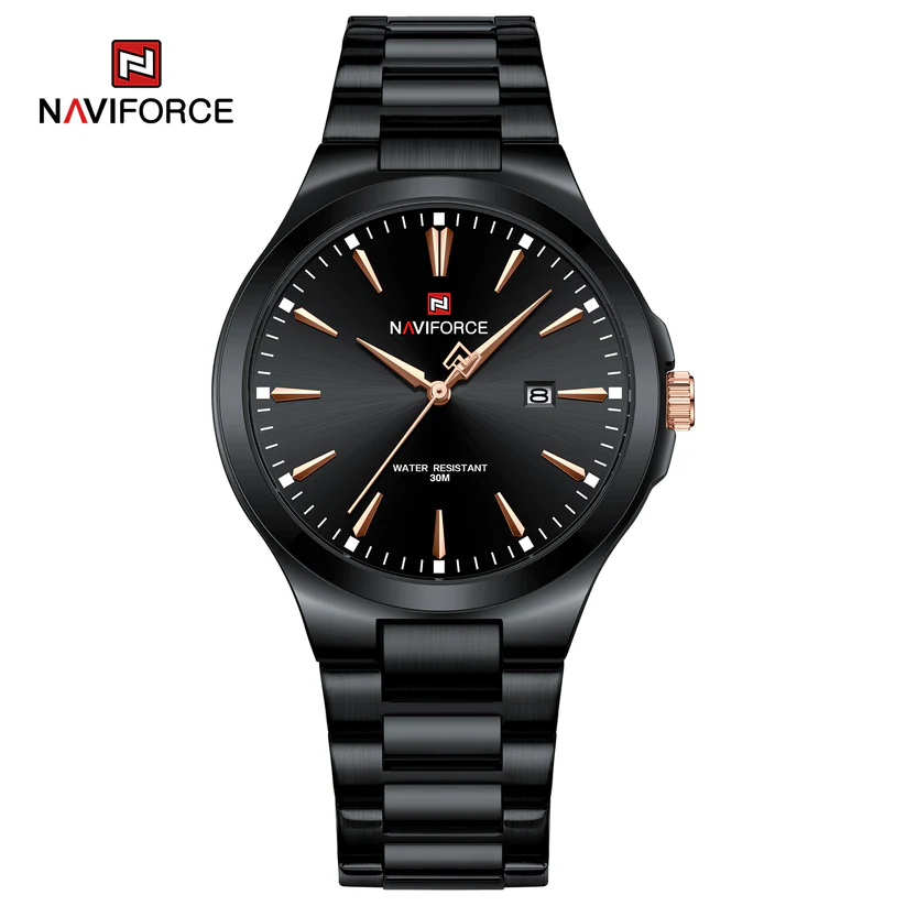 ساعت مچی مردانه نیوی فورس مدل NAVIFORCE 9214 - مشکی مشکی
