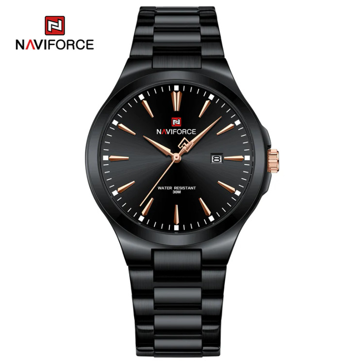 ساعت مچی مردانه نیوی فورس مدل NAVIFORCE 9214 - مشکی مشکی