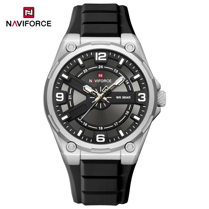 ساعت مچی مردانه نیوی فورس مدل NAVIFORCE 9260 - نقره اش مشکی مشکی