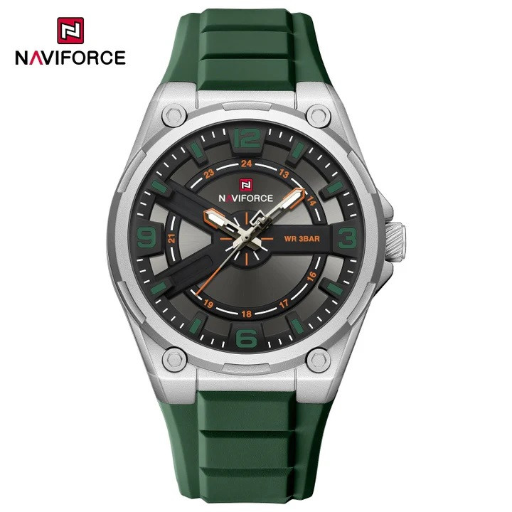 ساعت مچی مردانه نیوی فورس مدل NAVIFORCE 9260 - نقره ای سبز