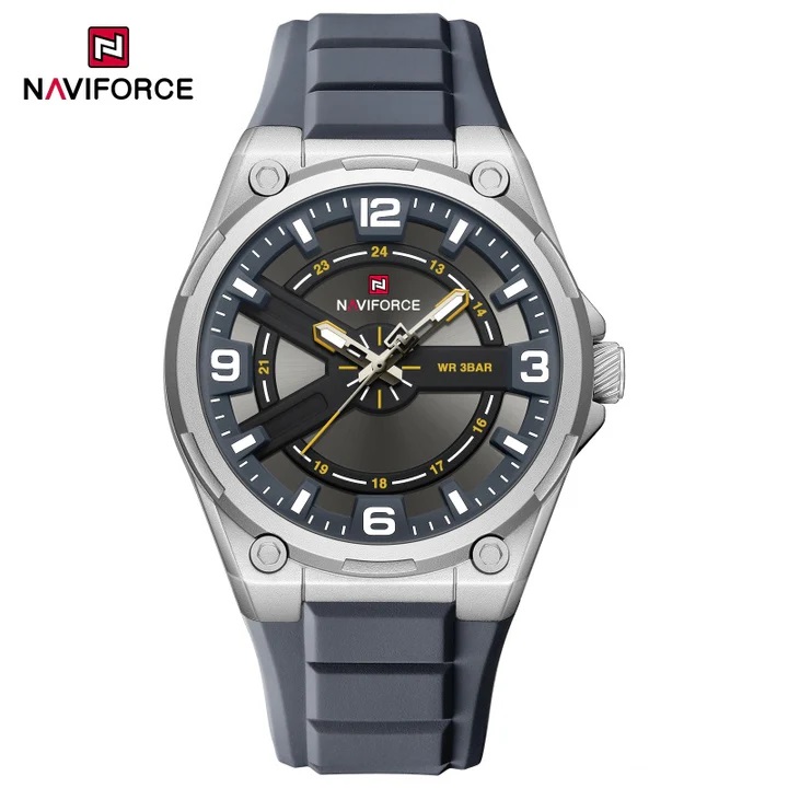 ساعت مچی مردانه نیوی فورس مدل NAVIFORCE 9260 - نقره ای خاکستری