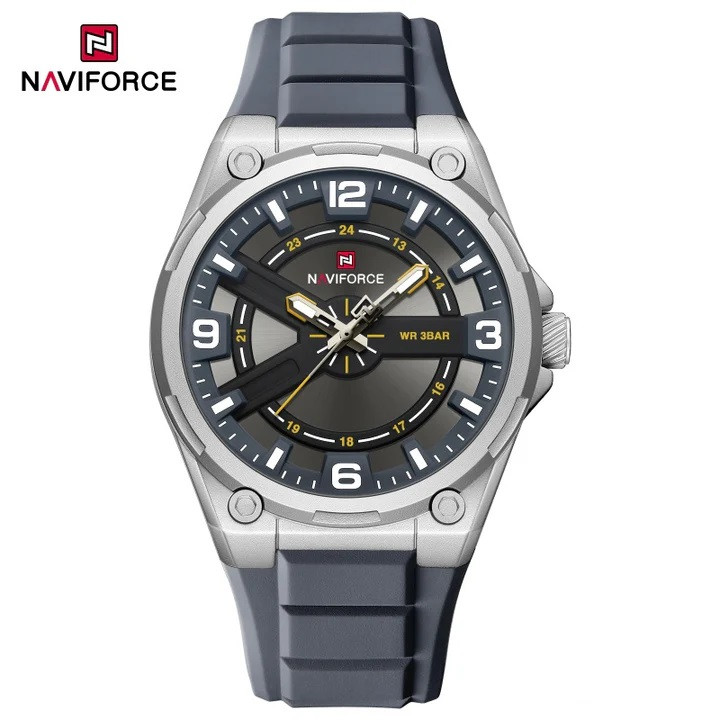 ساعت مچی مردانه نیوی فورس مدل NAVIFORCE 9260 - نقره ای خاکستری