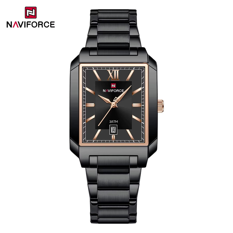 ساعت مچی مردانه نیوی فورس مدل NAVIFORCE 9251 - مشکی رزگلد