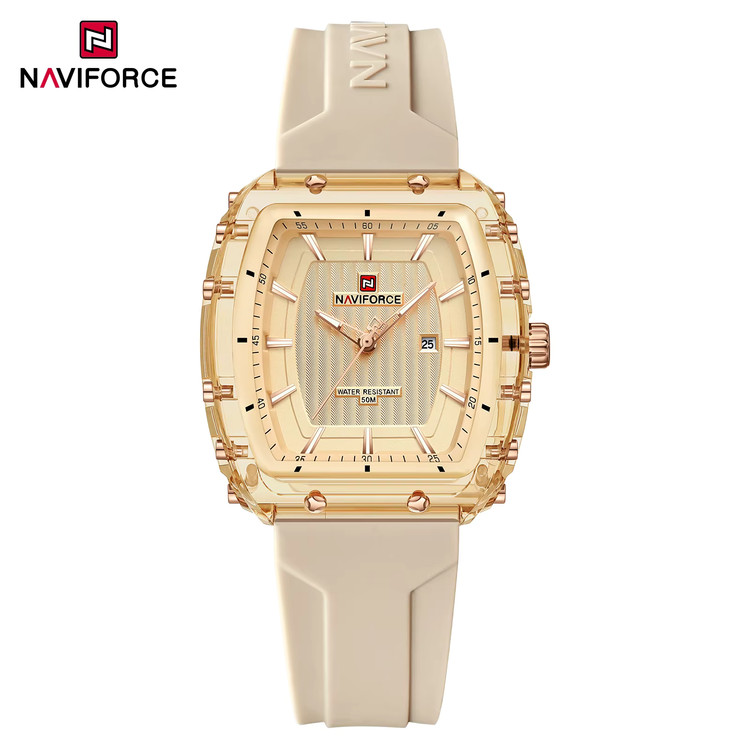 ساعت مچی زنانه NAVIFORCE 7124 - رزگلد