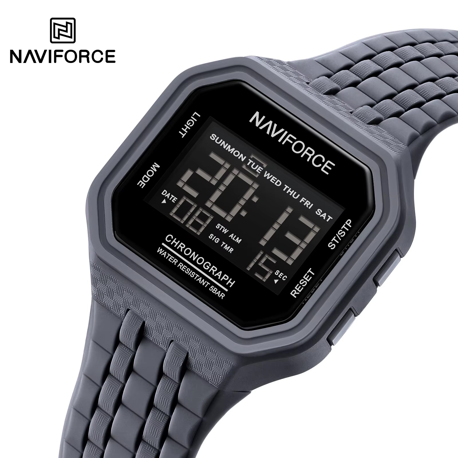 ساعت مچی مردانه نیوی فورس مدل NAVIFORCE 7116 - خاکستری تیره