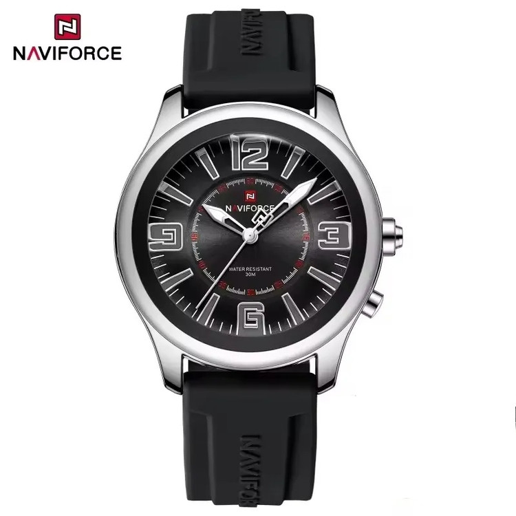 ساعت مچی مردانه نیوی فورس مدل NAVIFORCE 9256 - نقره ای مشکی