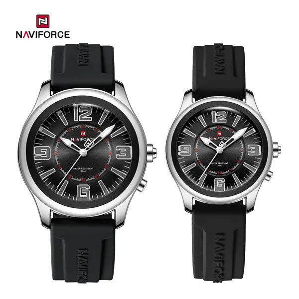 ساعت ست نیوی فورس مدل NAVIFORCE 9256 - نقره ای مشکی