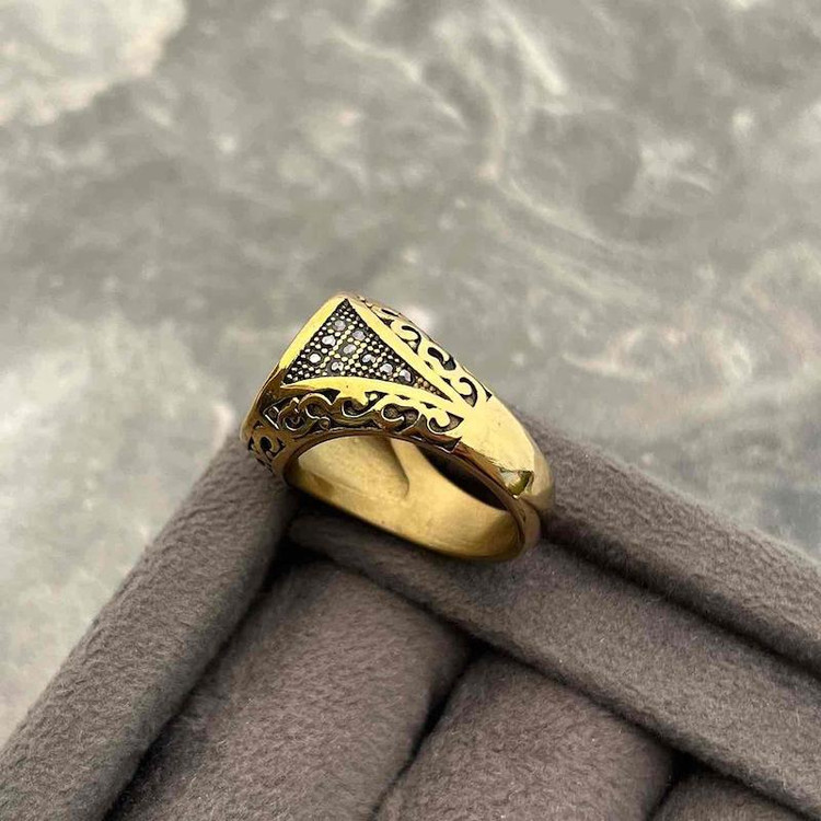 انگشتر مردانه وینتیج عثمانی {کد1267}