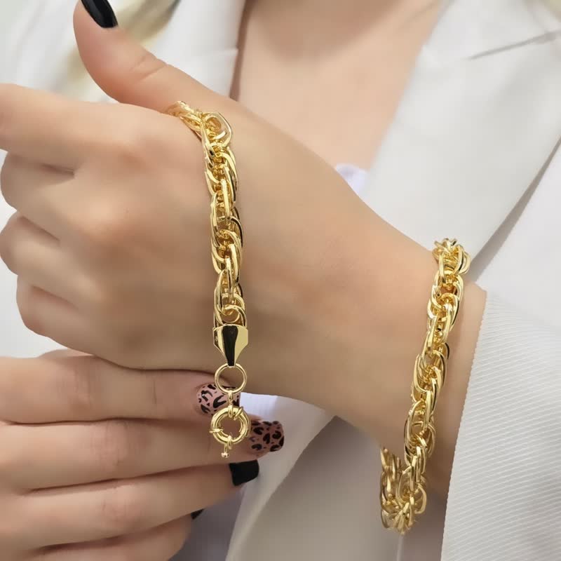 دستبند سیتی گلد کد 2417