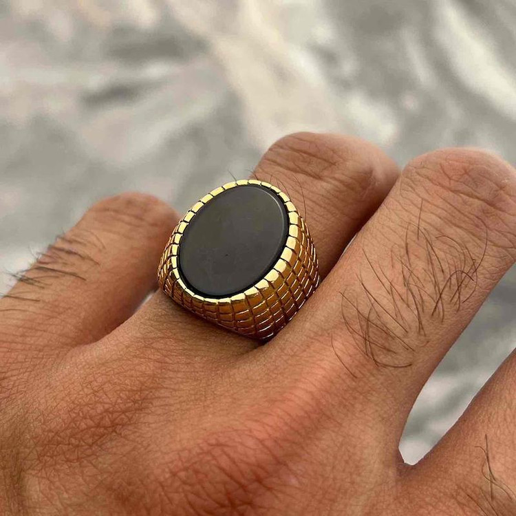 انگشتر مونت بلک اونیکس {کد1285}