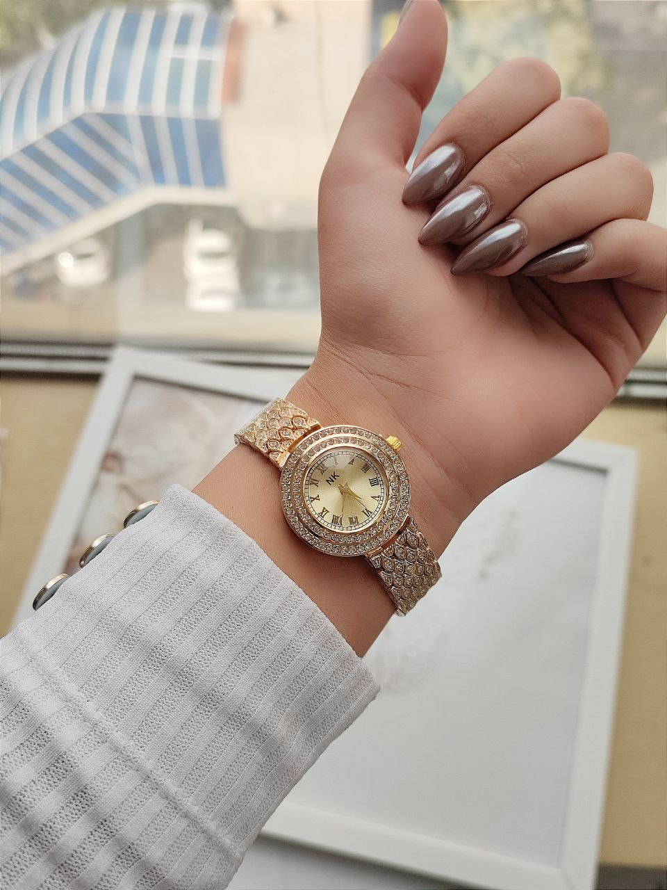 ساعت زنانه فلزی مارک NK 4502246 - رنگ: 2