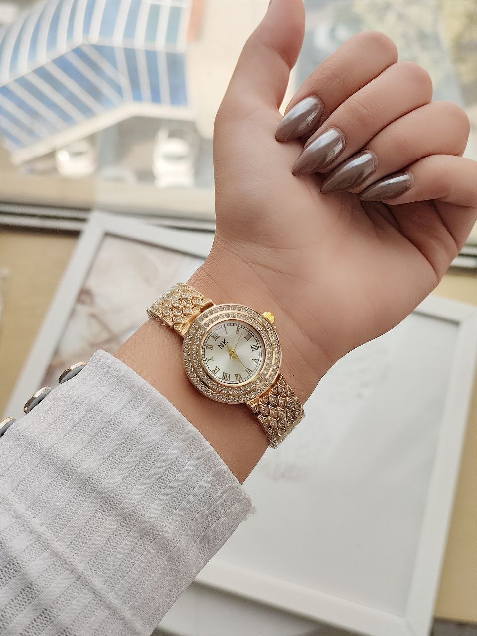 ساعت زنانه فلزی مارک NK 4502246 - رنگ: 1
