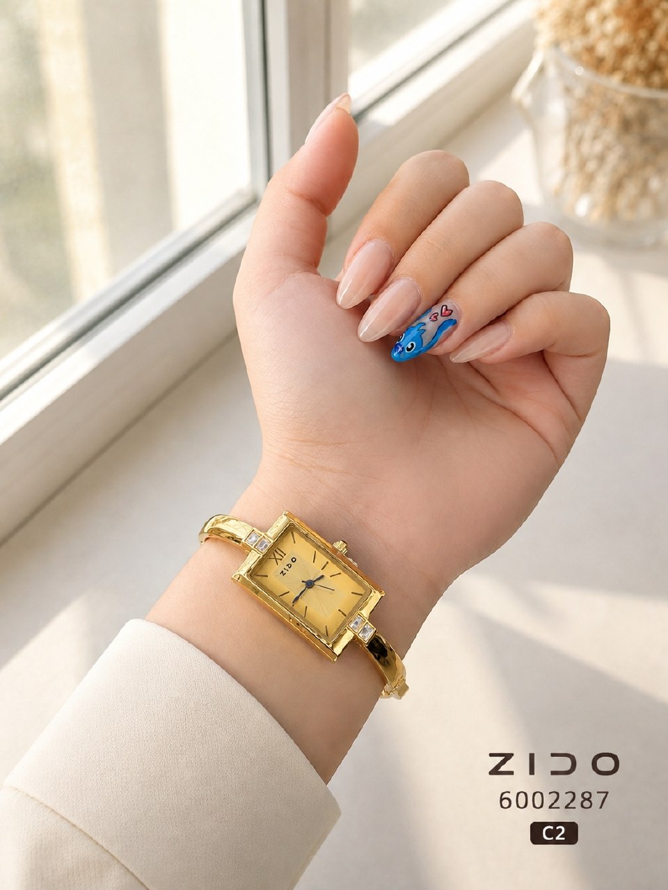 ساعت زنانه النگویی مارک zido 6002287 - رنگ: 2