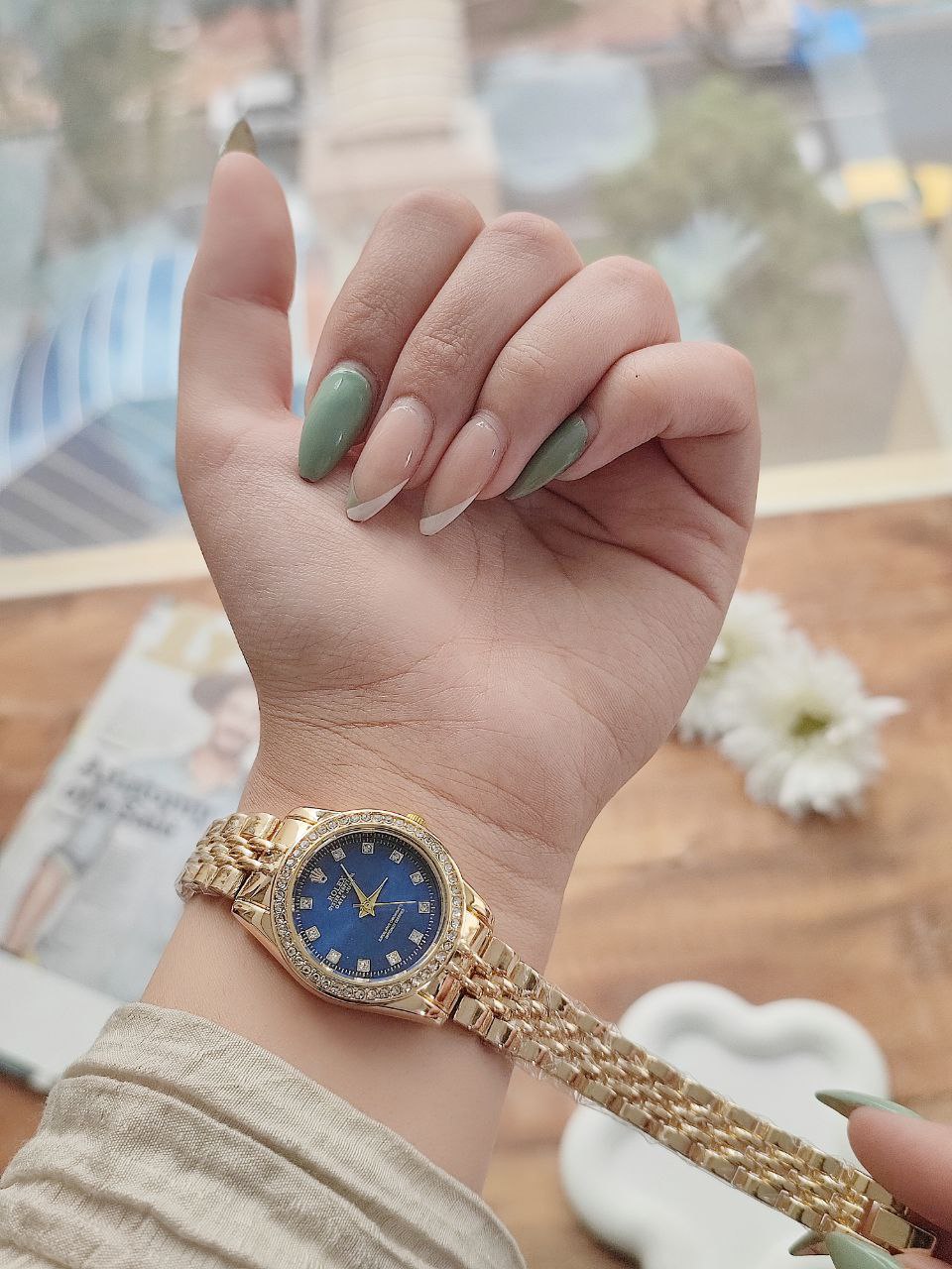 ساعت زنانه رولکس دورنگین 8004997 - رنگ: 4