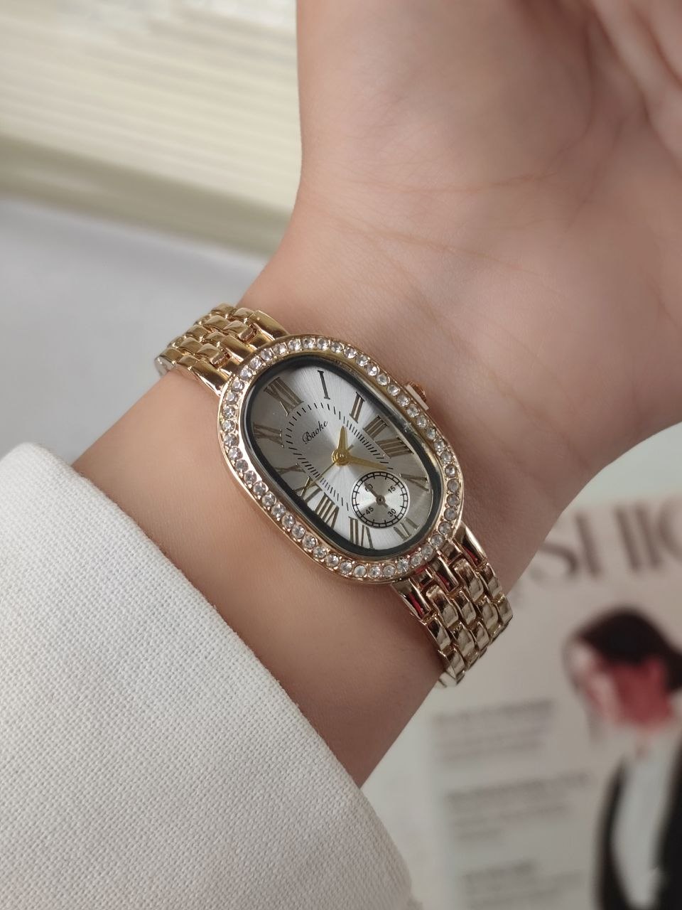 ساعت فلزی زنانه مارک baoke 5755007 - رنگ: 1