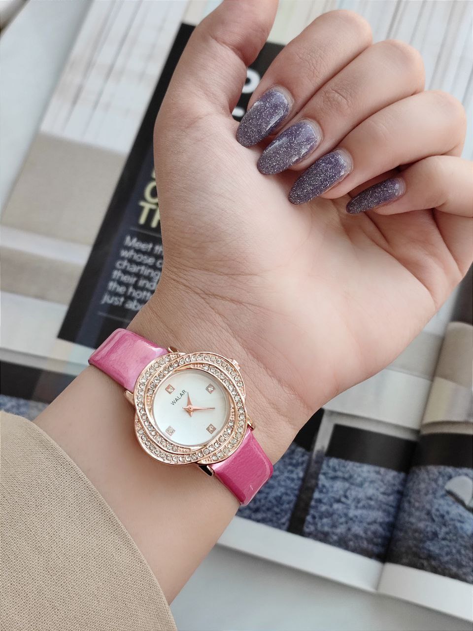 ساعت دخترانه والار (قاب رزگلد)3004682 - رنگ: 1