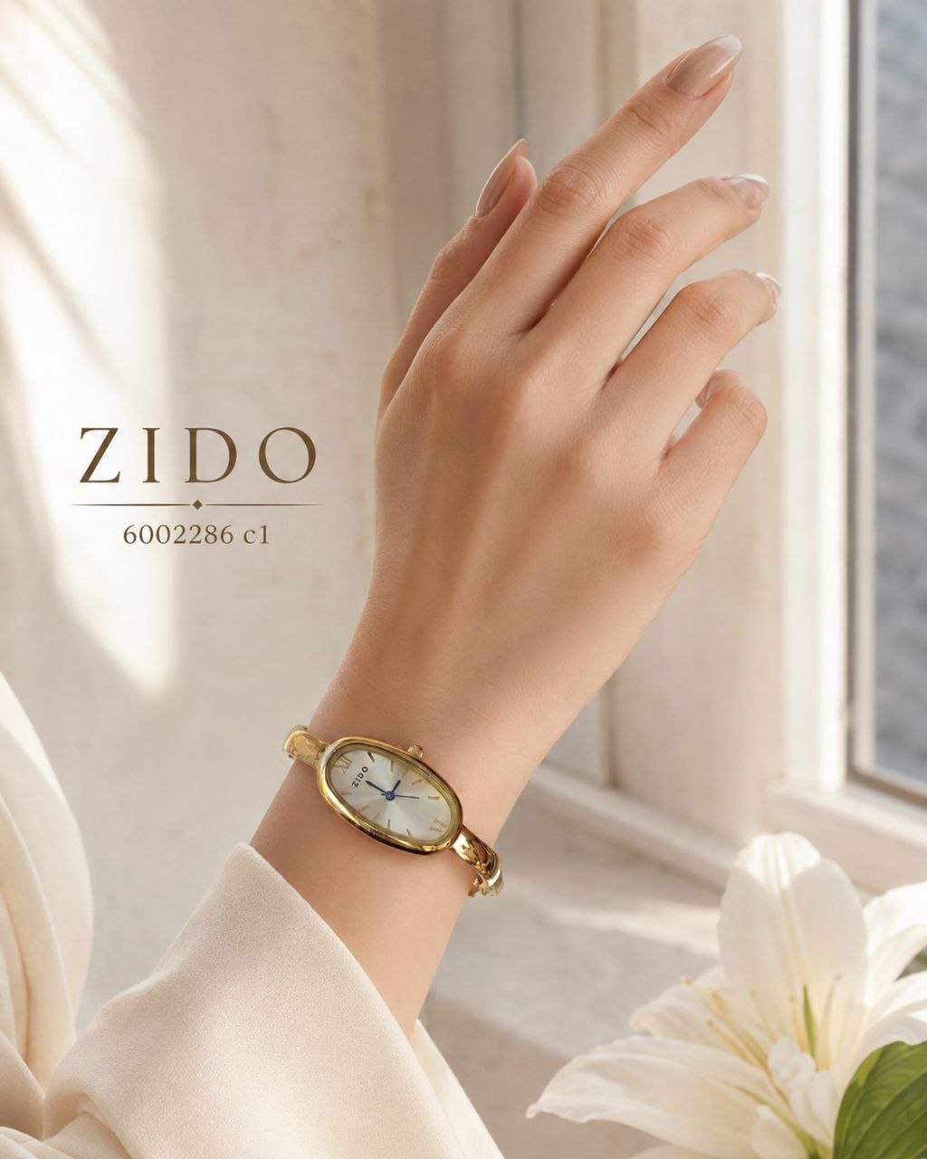 ساعت زنانه النگویی مارک zido 6002286 - رنگ: 1