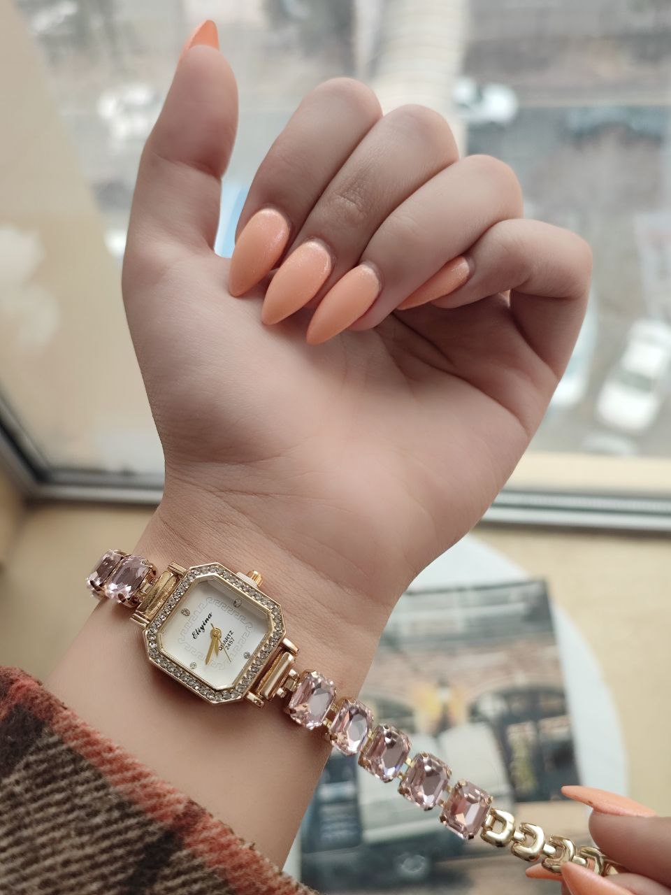 ساعت دخترانه رنگی الینا 3804008857 - رنگ: 3