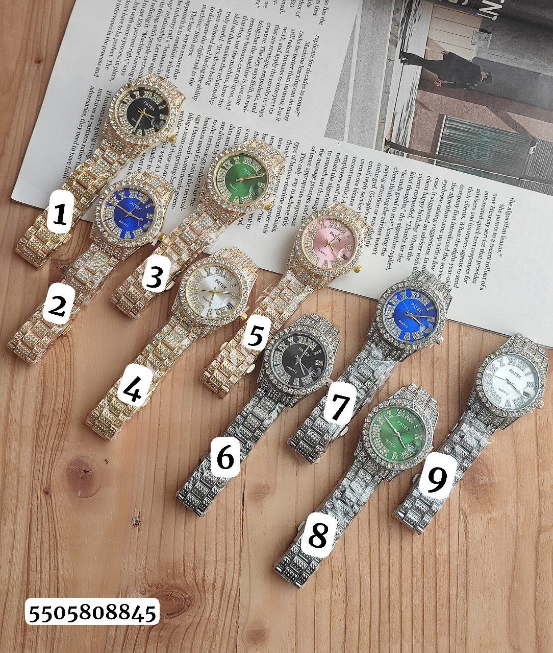 ساعت زنانه مارک PATEK 5505808845 - رنگ: 4