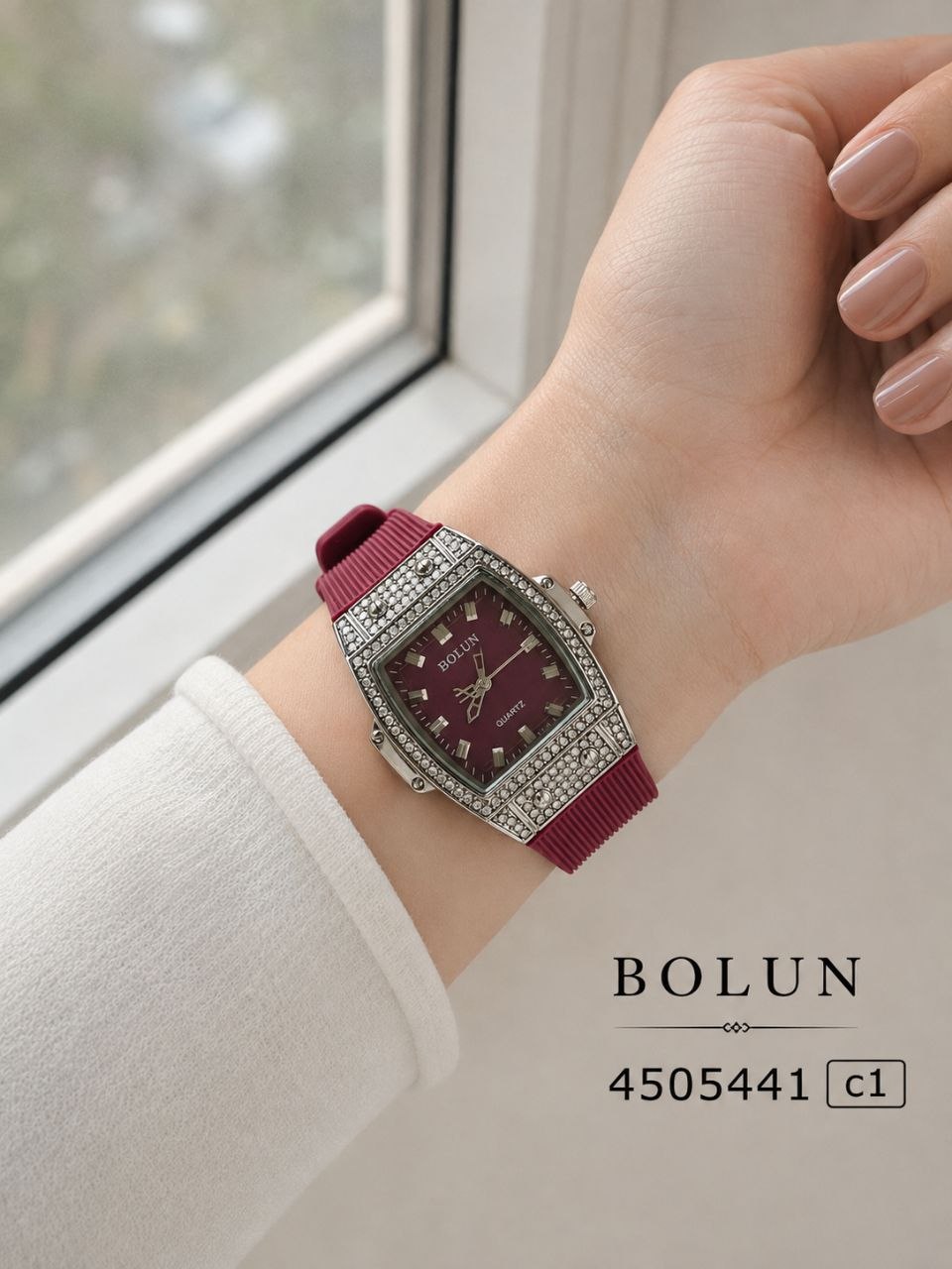 ساعت نگین دار مارک بلون 4505441 - رنگ: 1