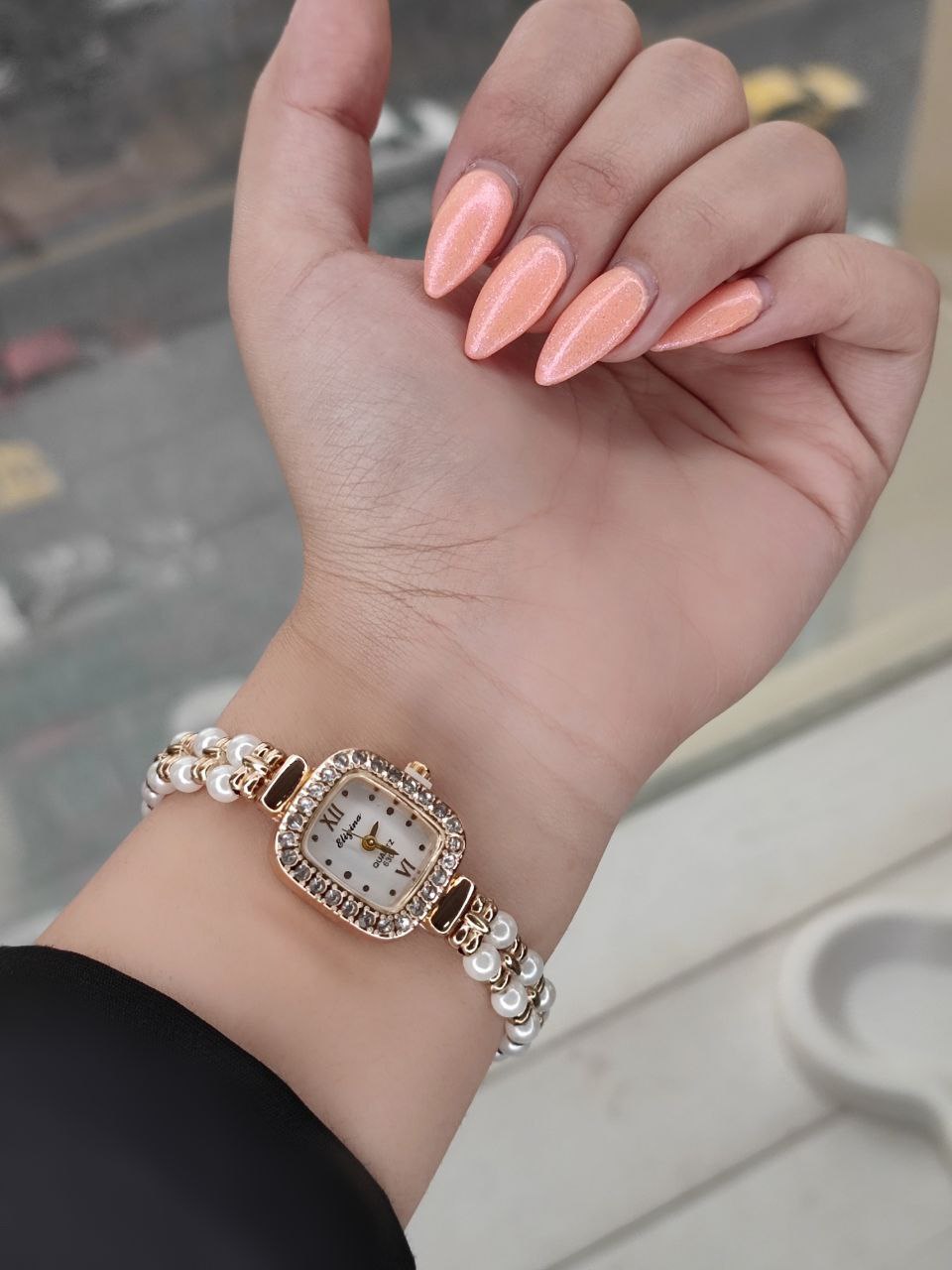 ساعت بند مرواریدی مارک الینا 8155629 - رنگ: 10