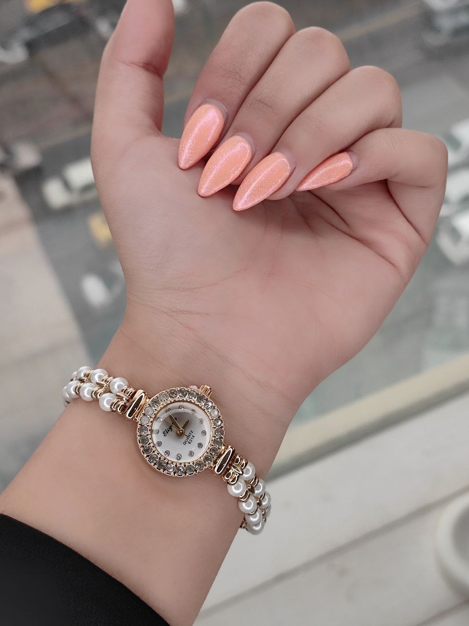 ساعت بند مرواریدی مارک الینا 8155629 - رنگ: 6