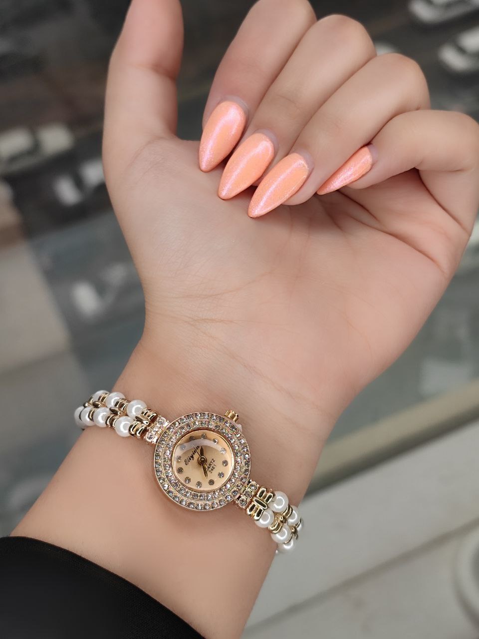 ساعت بند مرواریدی مارک الینا 8155629 - رنگ: 4