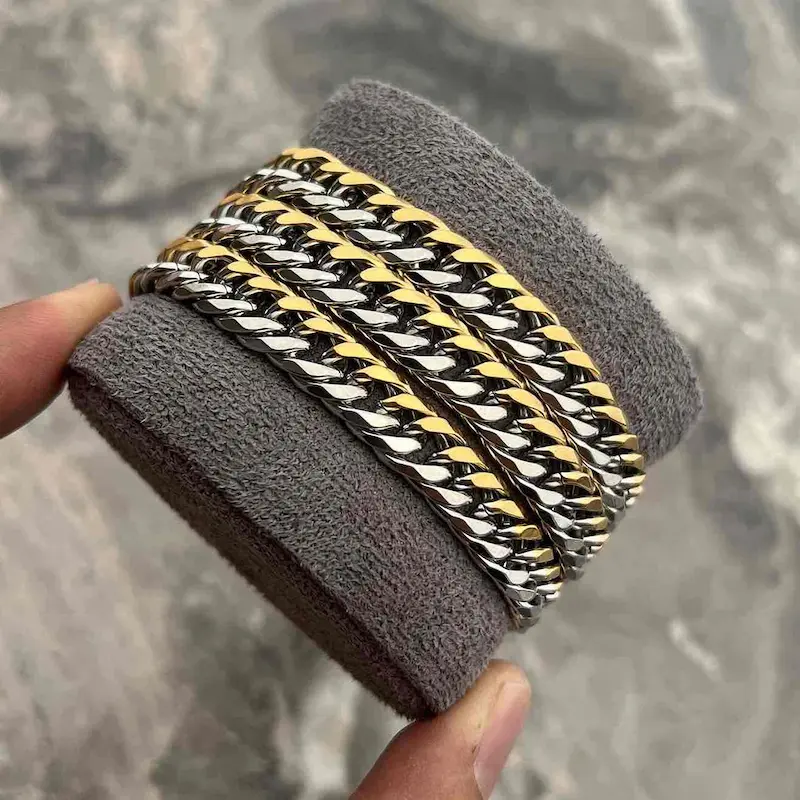 زنجیر کارتیر ژاپنی دورنگ {کد1356}