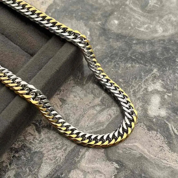 زنجیر کارتیر ژاپنی دورنگ {کد1356}